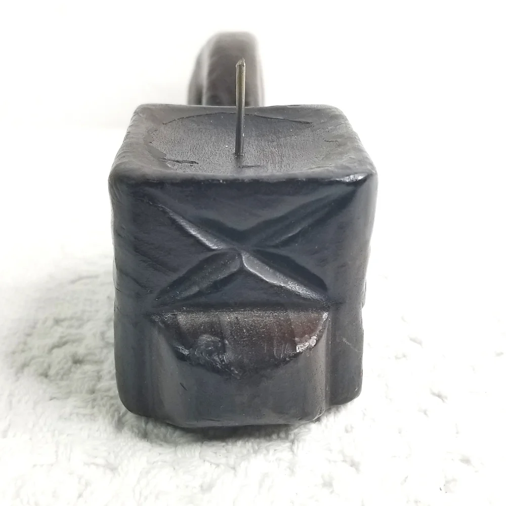 Vintage Rare Unique Hand Carved Vintage Wooden Candle Holder